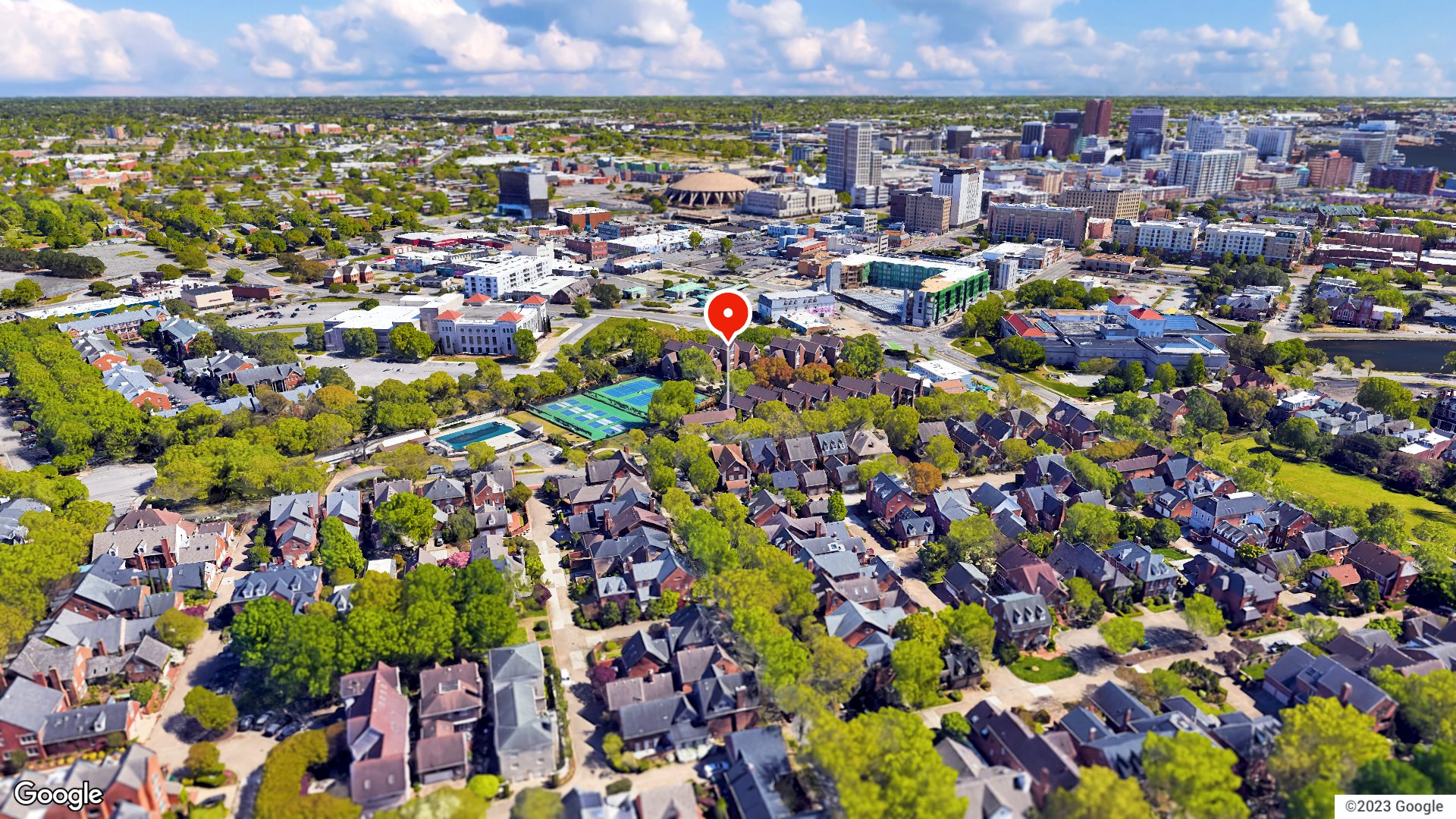 Aerial view